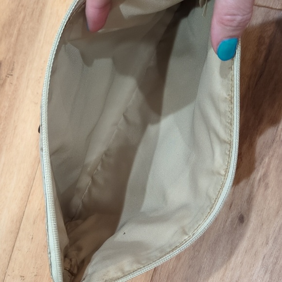 Coach GUC Black And Tan Pouch Travel Bag Cosmetic Case - Picture 9 of 13